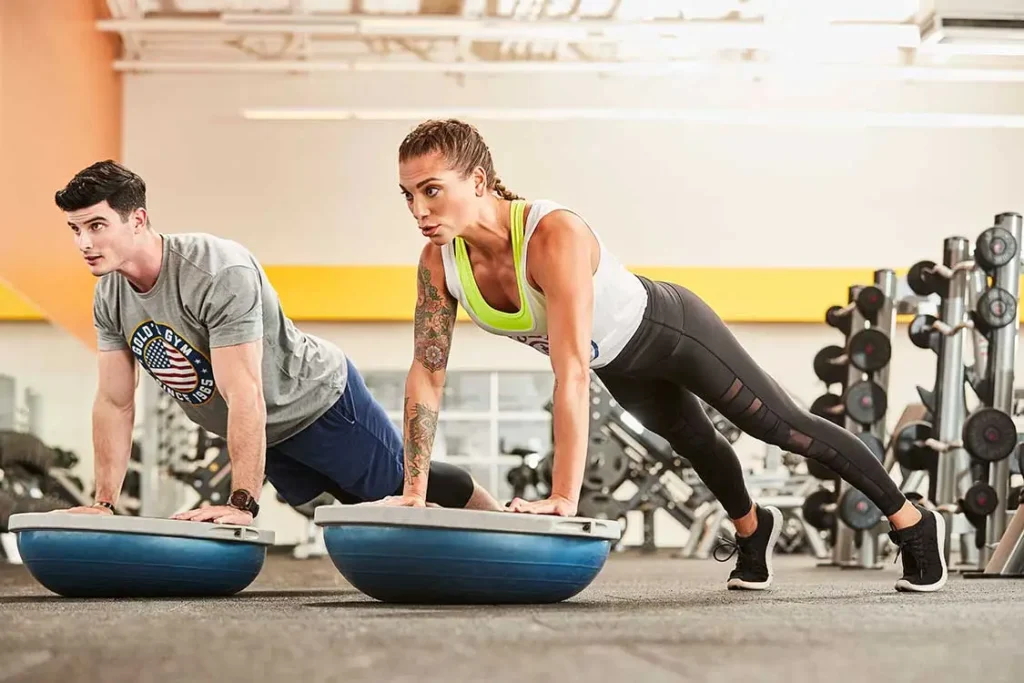 bosu ball male and female 1